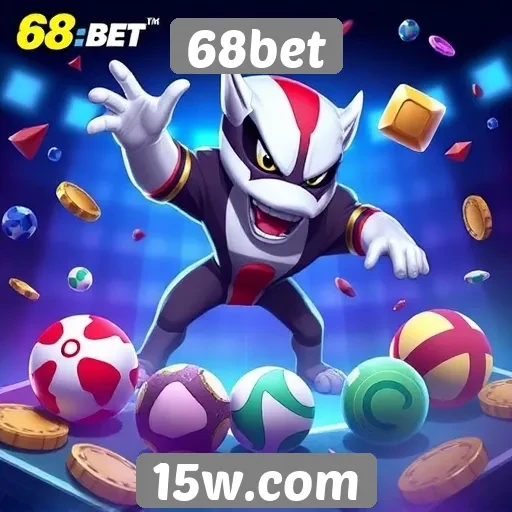 Variedade de jogos oferecidos no 68bet