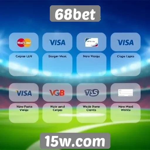 Métodos de pagamento oferecidos pelo 68bet